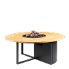 63 1610 cosiloft 120 round black teak 1 1