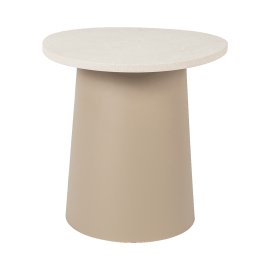 Cosidune sandy beige side table