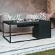 Cosiloft 120 lounge table black / black