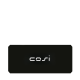 Cosi table plate straight black