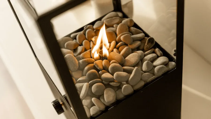 Cosiscoop gas lantern pebbles grey 360g