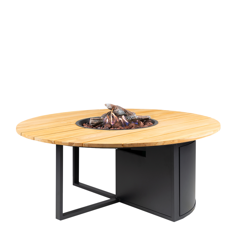 Cosiloft 120 round black / teak