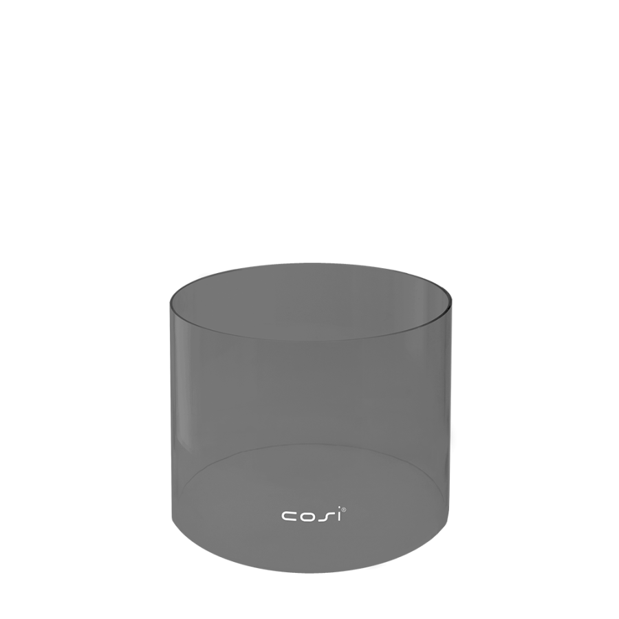 Cosiscoop glass smoked - XL, Basket high