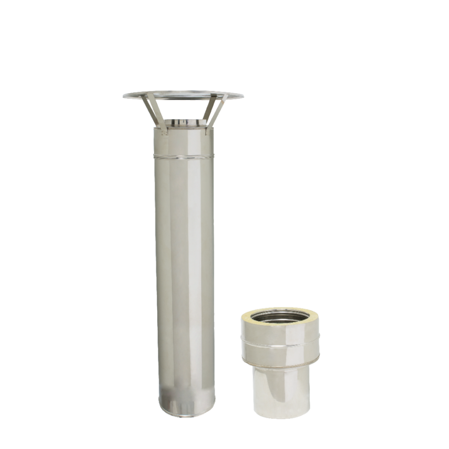 Cosistove flue package tile roof