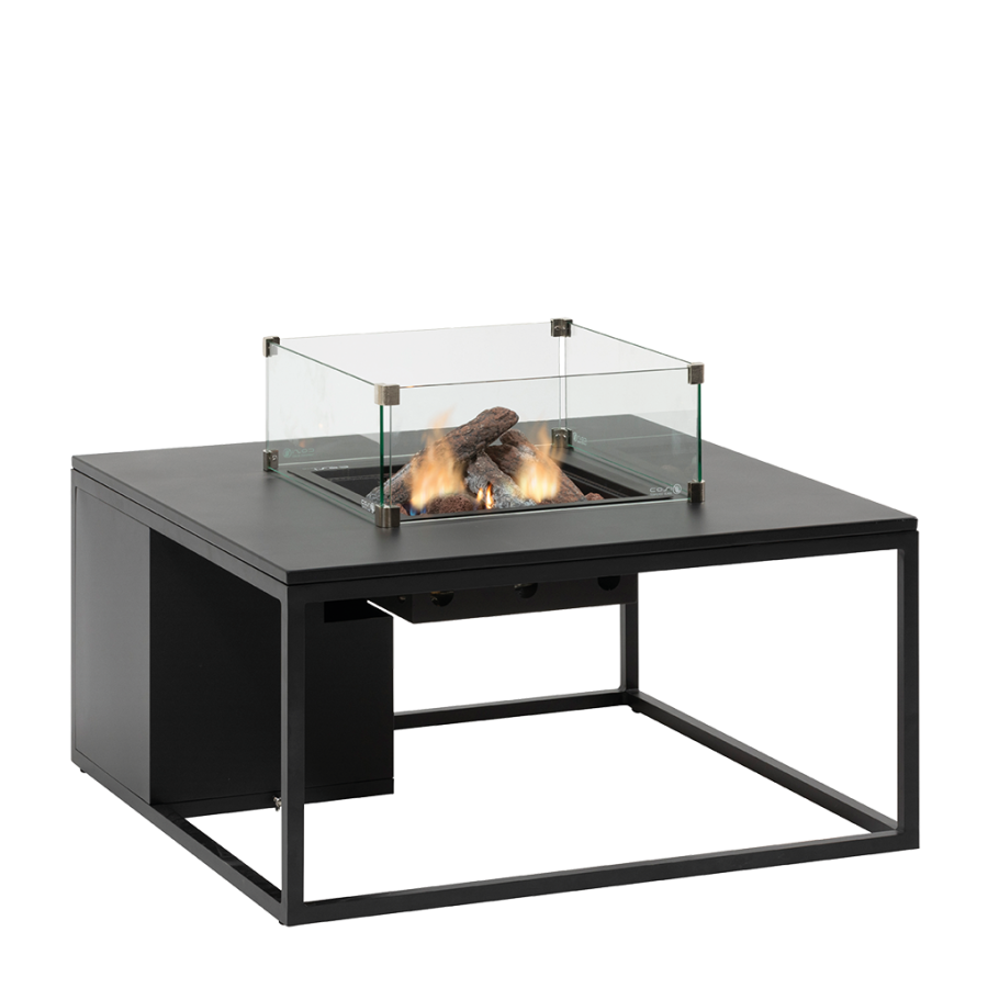 Cosiloft 100 lounge table black / black