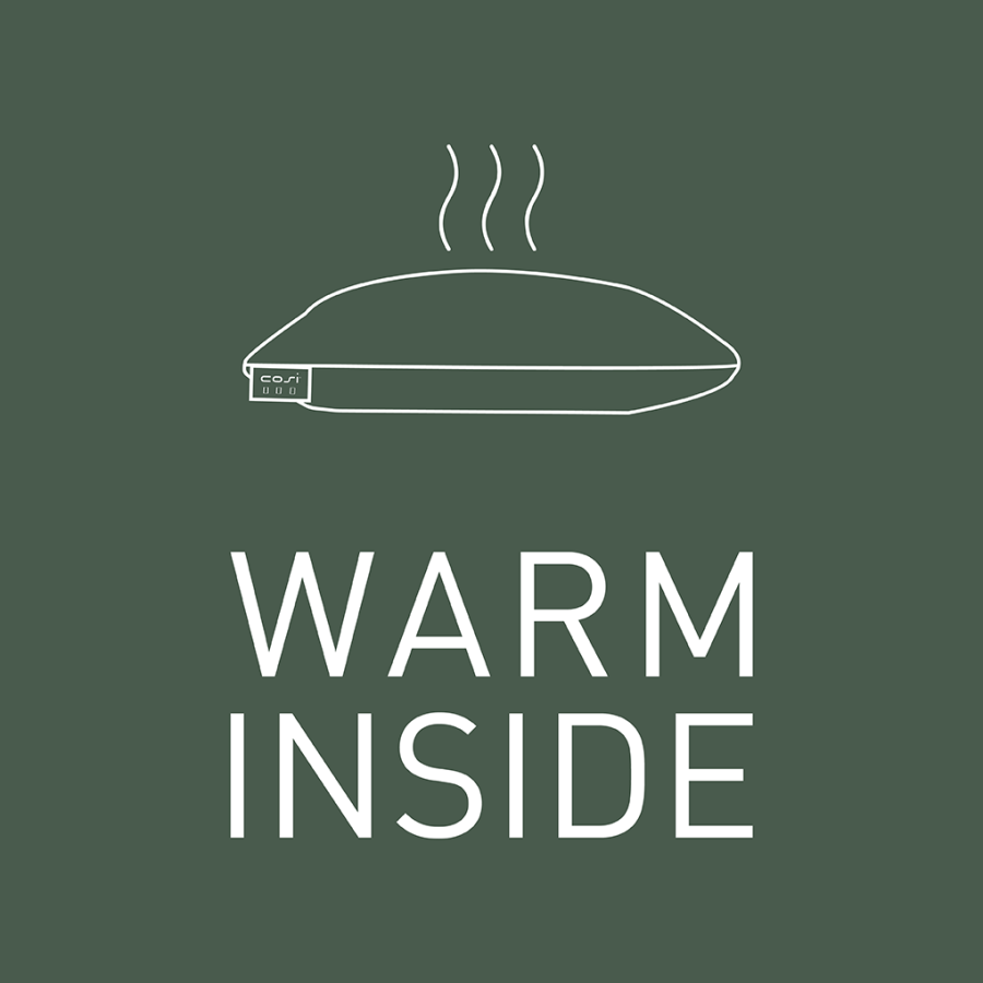 Cosipillow Warmtekussen Solid natural 40x60cm